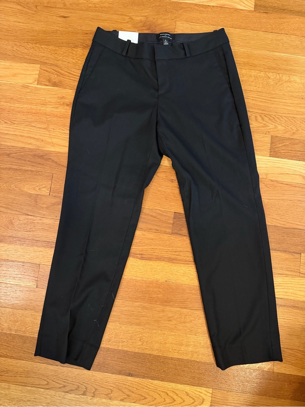 Banana Republic Black Men's Dress Trousers - Slim Tailored